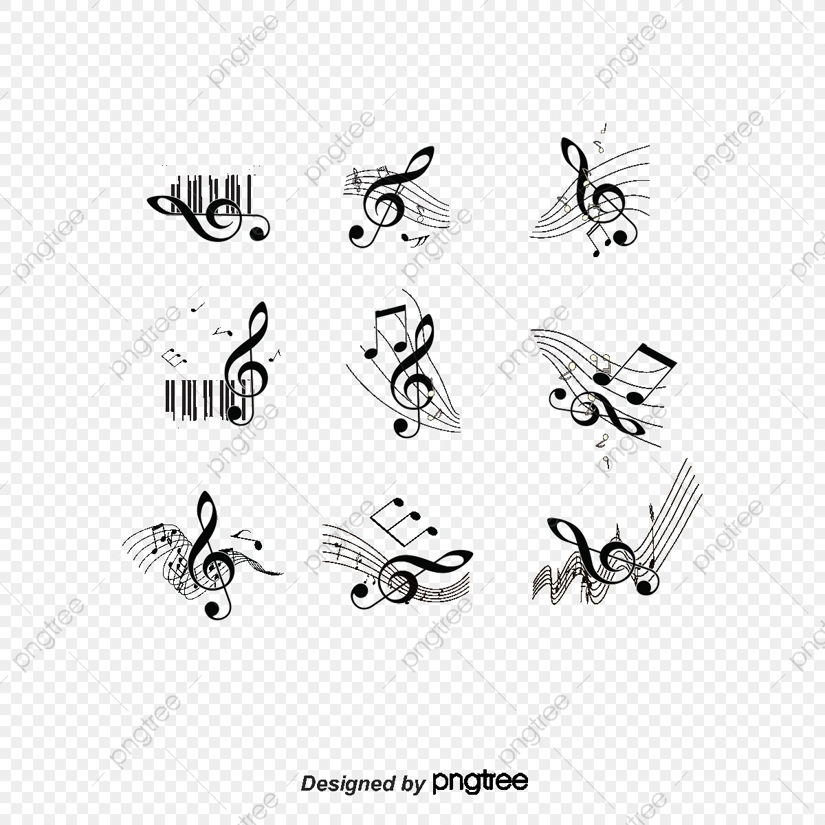 1200x1200 Musical Staff, Stave, Note, Music Png And Vector With Transparent