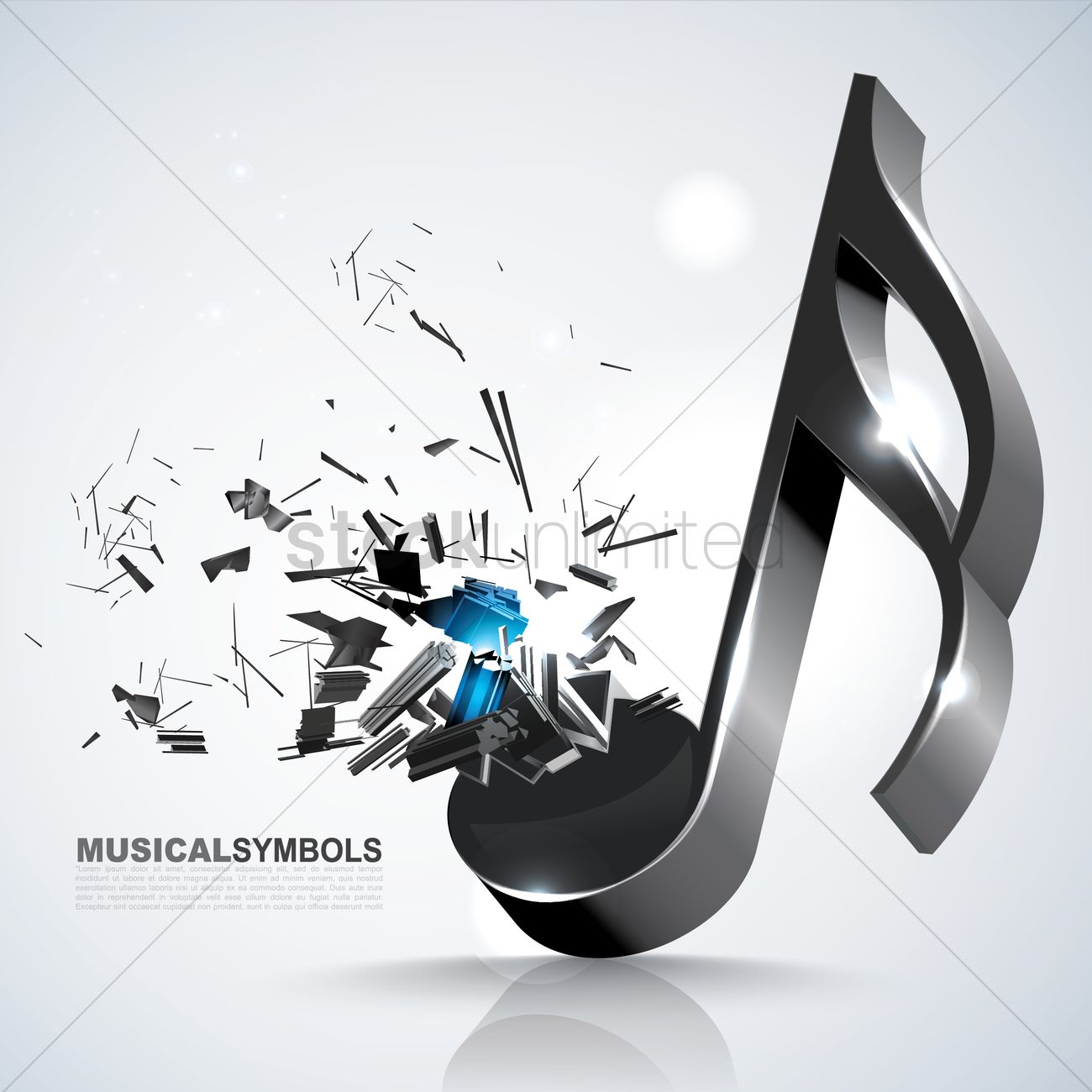 Semiquaver Music Symbol Vector Image 1300x1300 Semiquaver Music Symbol Vector Image