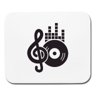 Shape Music Symbol Treble Clef Tatoo Vector Image Mouse Pad 190x190 Shape Music Symbol Treble Clef Tatoo Vector Image Mouse Pad