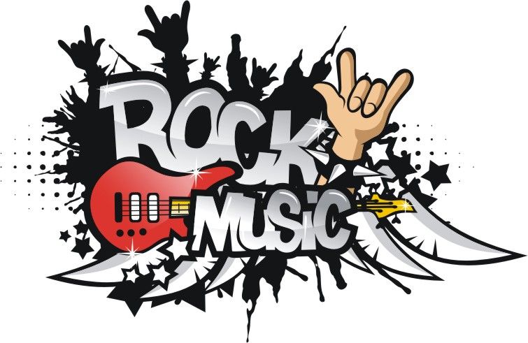 755x491 Old Rock Music Clipart Free Rock Music Vector Corel Draw