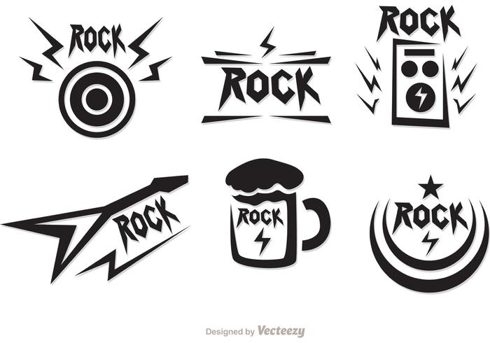 700x490 Rock Music Symbols Vectors Pack