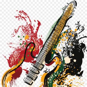 300x300 Guitar Clipart Acoustic Music Free Vector Graphic