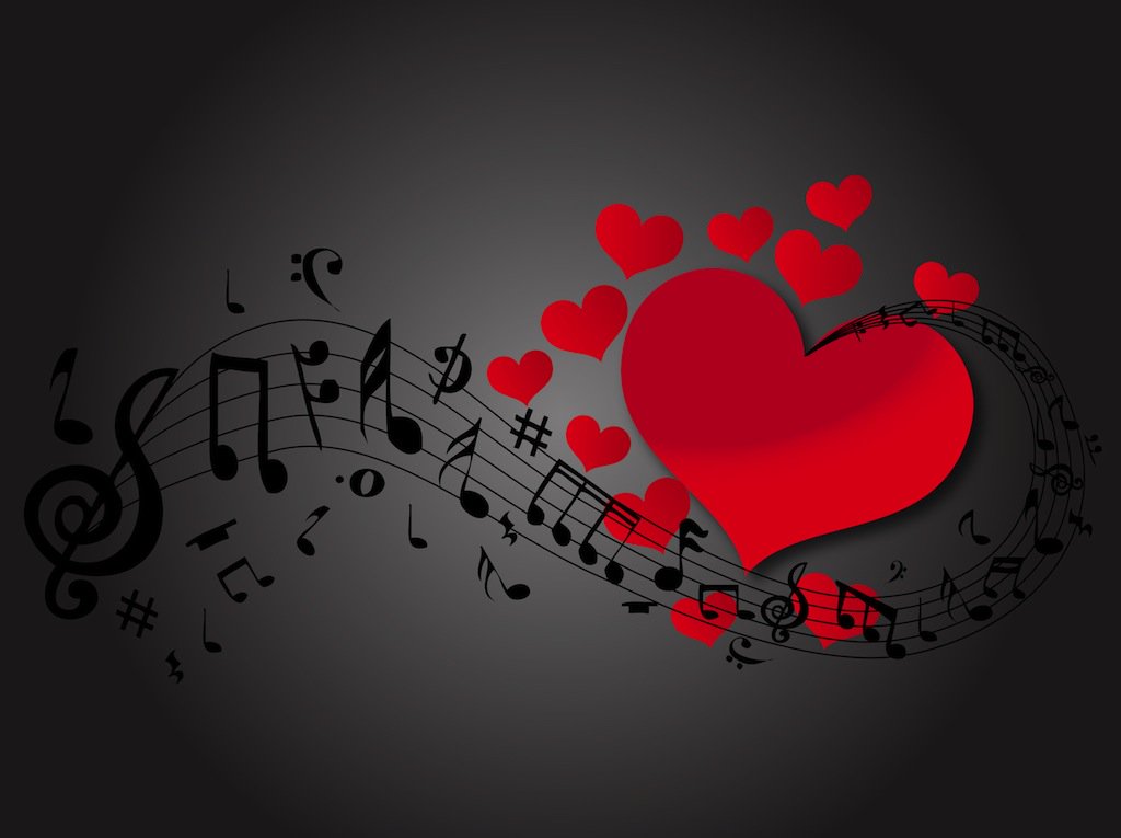 1024x765 Love Music Vector Art Graphics