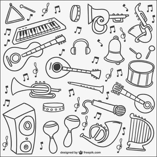 500x500 Music Clip Art Sets Of Free Vector Graphics To Download