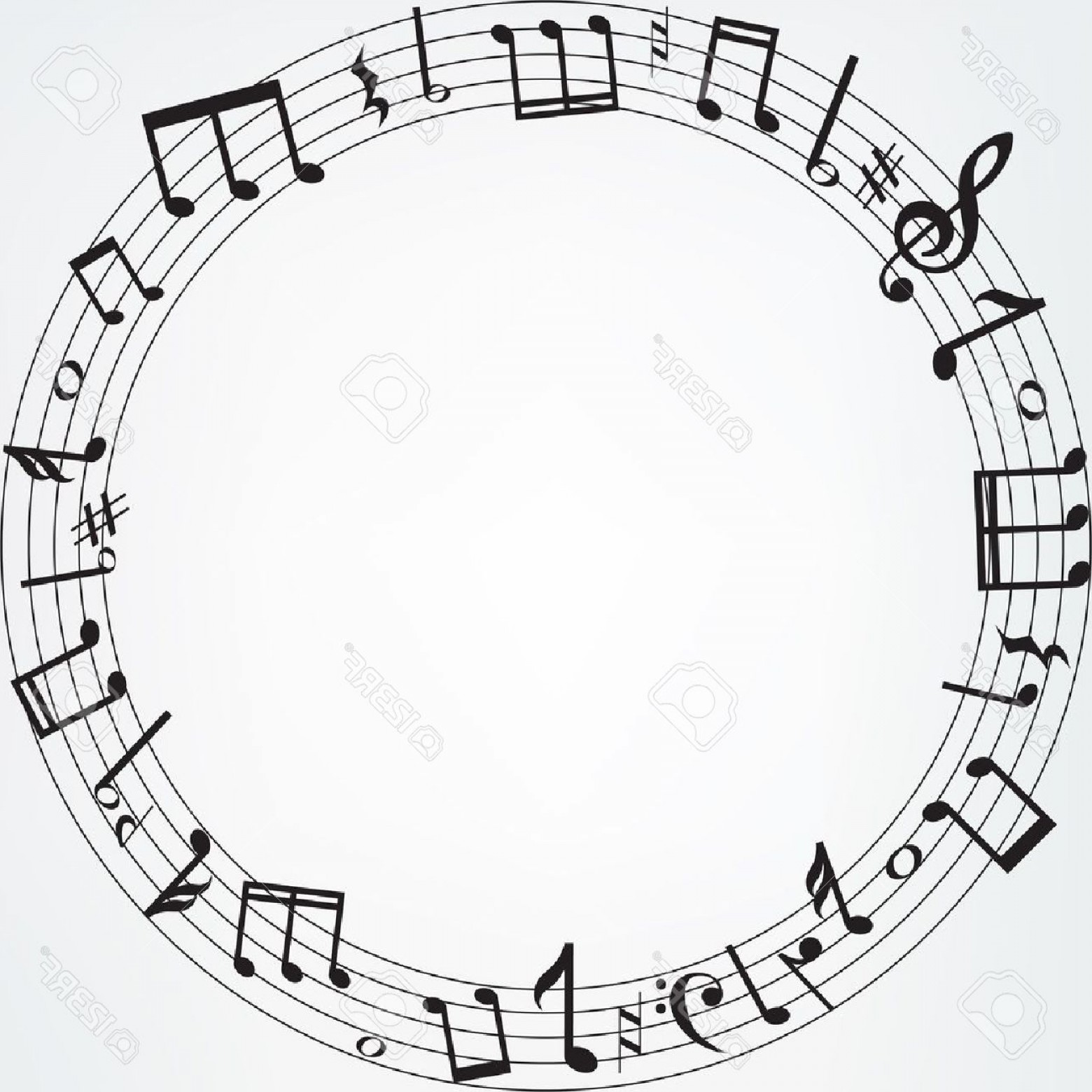 1560x1560 Pleasurable Inspiration Music Notes Border Clipart Background