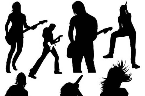 500x330 Sets Of Free Vector People Silhouettes For Your Next Design