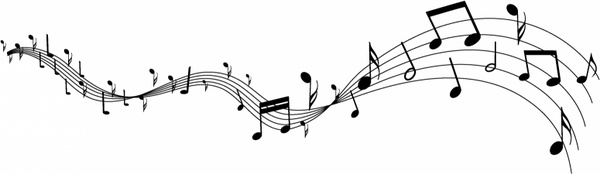 600x174 Music Wave Free Vector In Adobe Illustrator