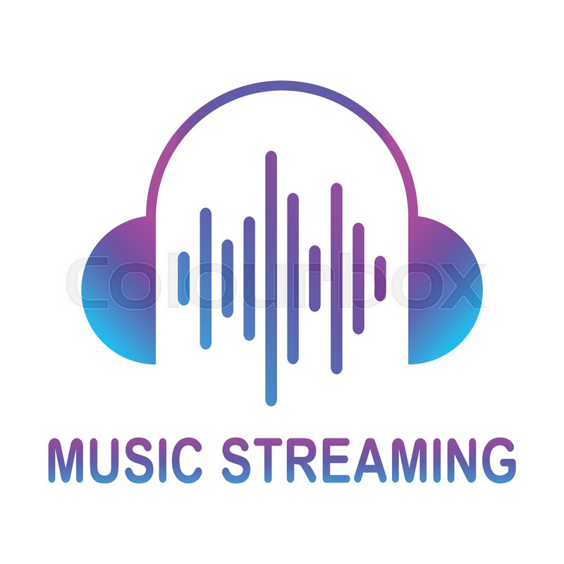 800x800 Online Media Streaming, Online Music, Stock Vector Colourbox