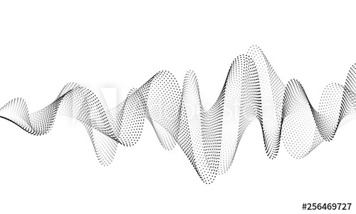 500x300 Sound Wave Vector Background Audio Music Soundwave Voice