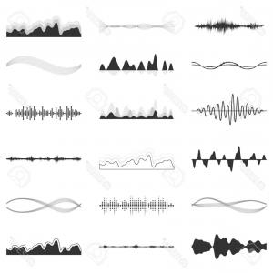 300x300 Stock Illustration Sound Wave Vector Vector Music Hoodamathrun