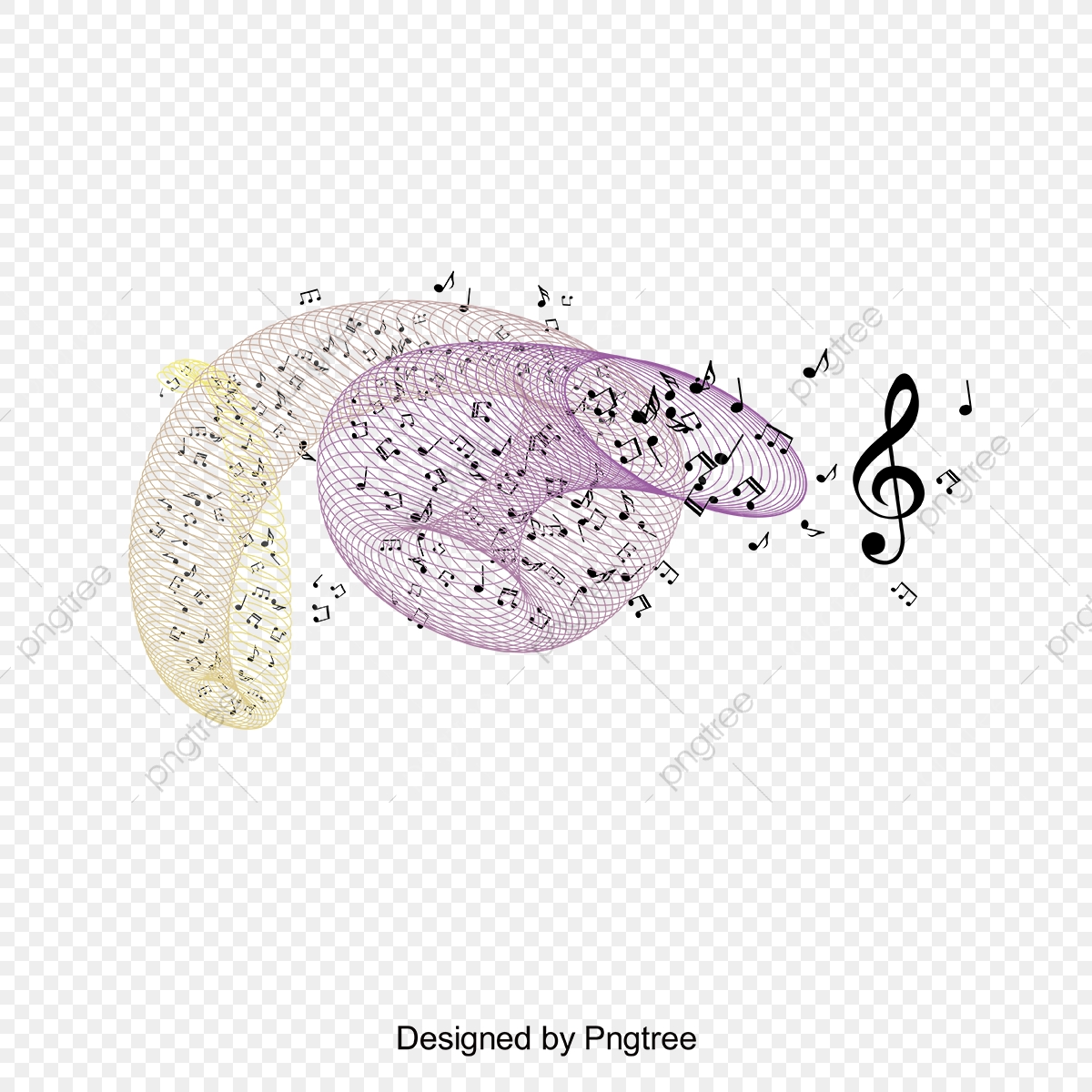 1200x1200 Cartoon Geometric Curve Sound Wave Music Character, Curves, Sound