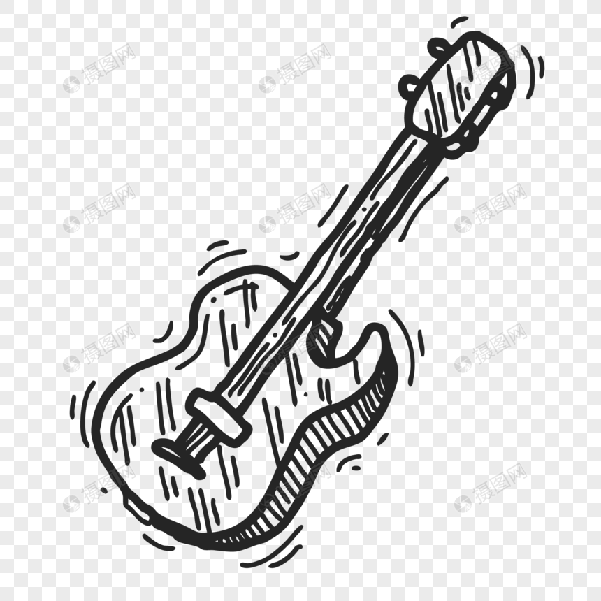 860x860 Hand Drawn Musical Instrument Vector Png Image Picture Free