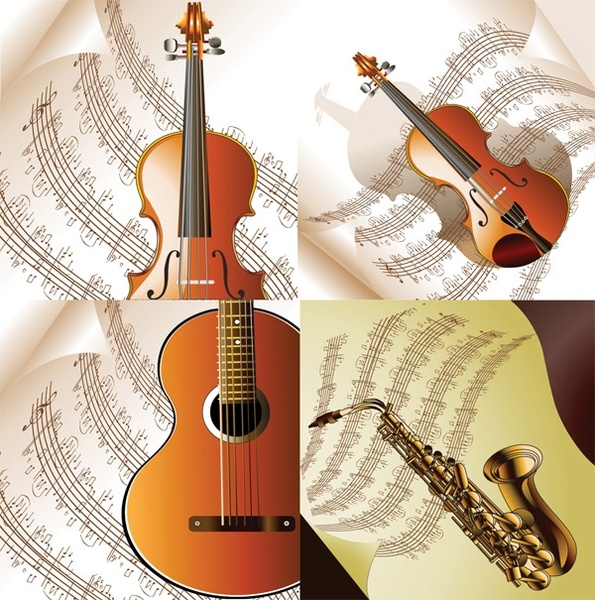 595x600 Read Music And Musical Instruments Vector Free Vector