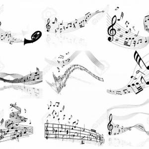 300x300 Free Vector Musical Notes And Staff Hoodamathrun