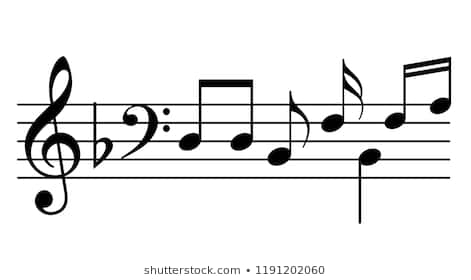 471x280 Unique Musical Notes Free Vector In Adobe Illustrator