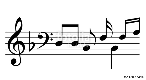 500x276 Music Notes Vector Icon Stock Image And Royalty Free Vector