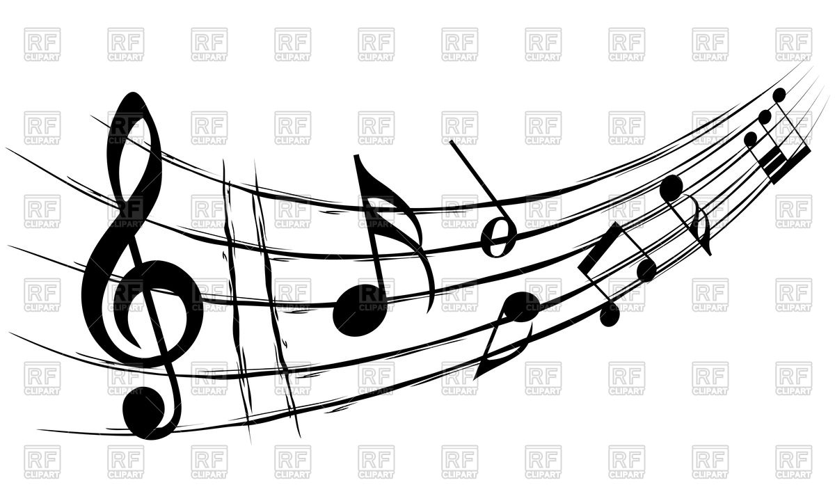 1200x720 Background Design With Musical Notes Vector Image Of Backgrounds