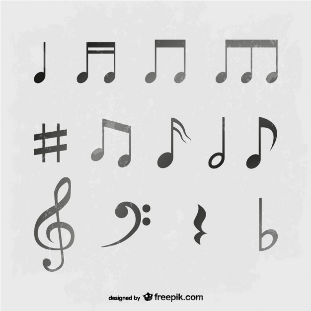 626x626 Music Notes Free Vector
