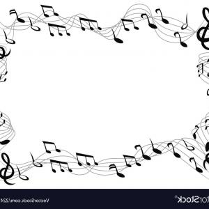 300x300 Music Notes Square Frame Background Vector Newwaysys
