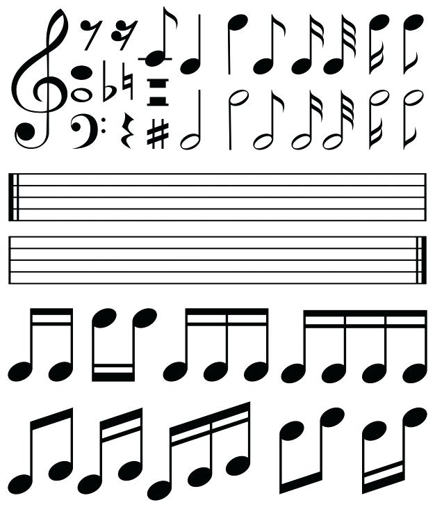 Musical Notes Vector Free Download at Vectorified.com | Collection of ...