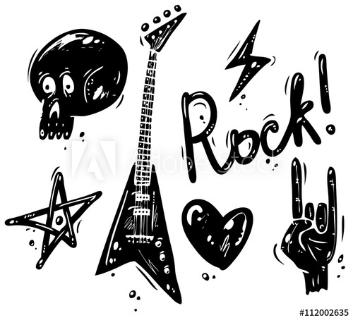 500x454 Rock Music Symbols