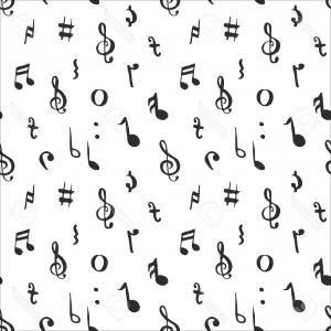 300x300 Hand Drawn Music Note Musical Symbols Vector Studiogrfx