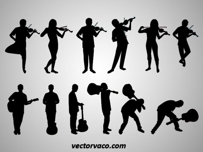 680x510 Musician Silhouette Free Vector Free Vectors Ui Download