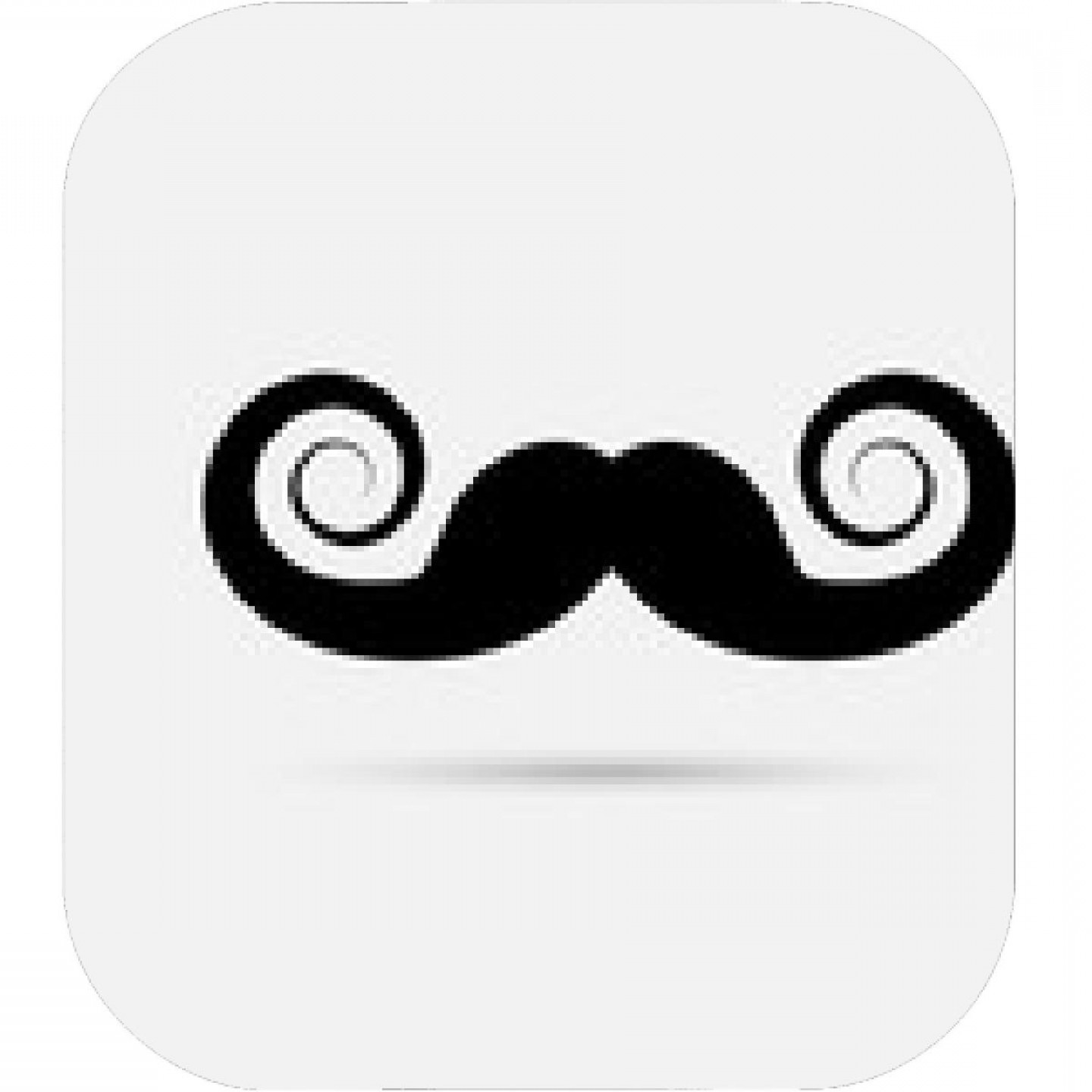1440x1440 Handle Bar Mustach Vector Graphic Hoodamath