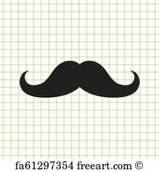 180x195 Free Mustache Vector Art Prints And Wall Artwork Freeart