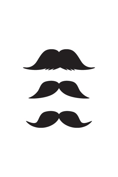 400x600 Hipster Moustache Vector Pack Gentleman Vector