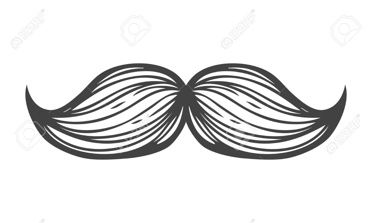 1300x780 Mustache Vector Free