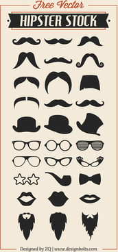 172x368 Mustache Free Vector Free Vector Download