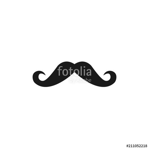 500x500 Mustache Vector Icon Stock Image And Royalty Free Vector