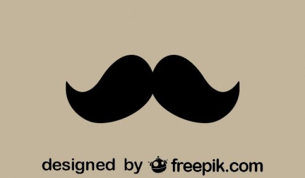 626x366 Retro Style Mustache Isolated Icon Vector Vector Free, Retro