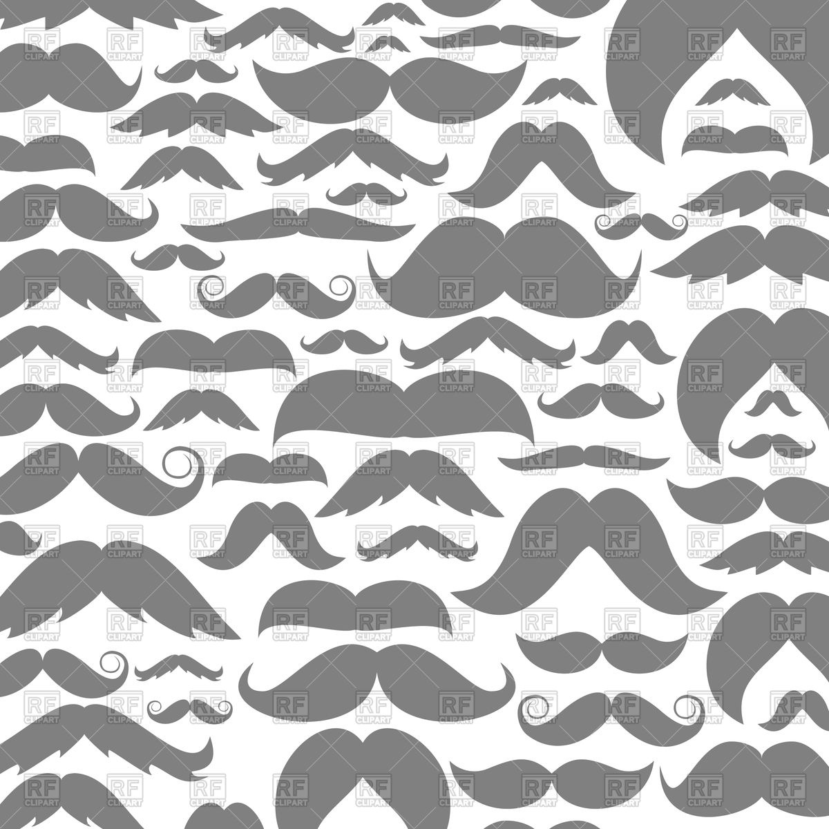 1200x1200 Background With Moustaches Vector Image Of Backgrounds, Textures