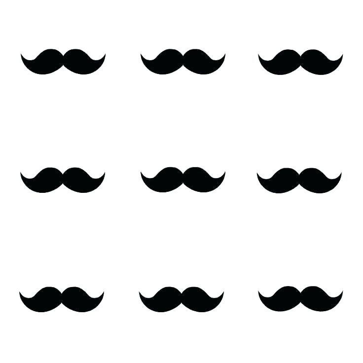 736x736 Large Mustache Template Moustache Big Free On Printable Pictures