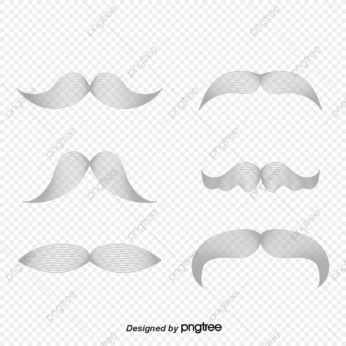 1200x1200 Vector Painted Mustache, Vector, Hand Painted, Moustache Png