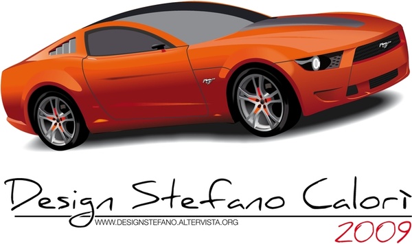 600x355 Ford Mustang Free Vector In Adobe Illustrator