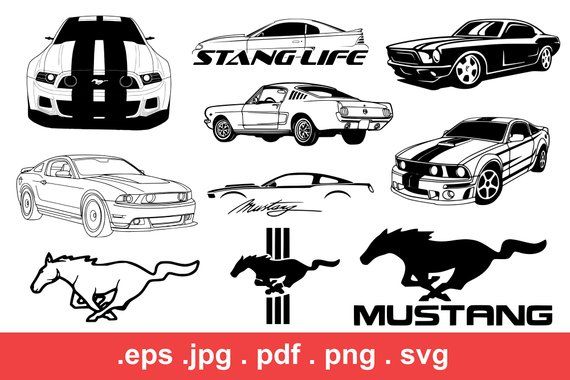 Mustang Cobra Logo Vector at Vectorified.com | Collection of Mustang