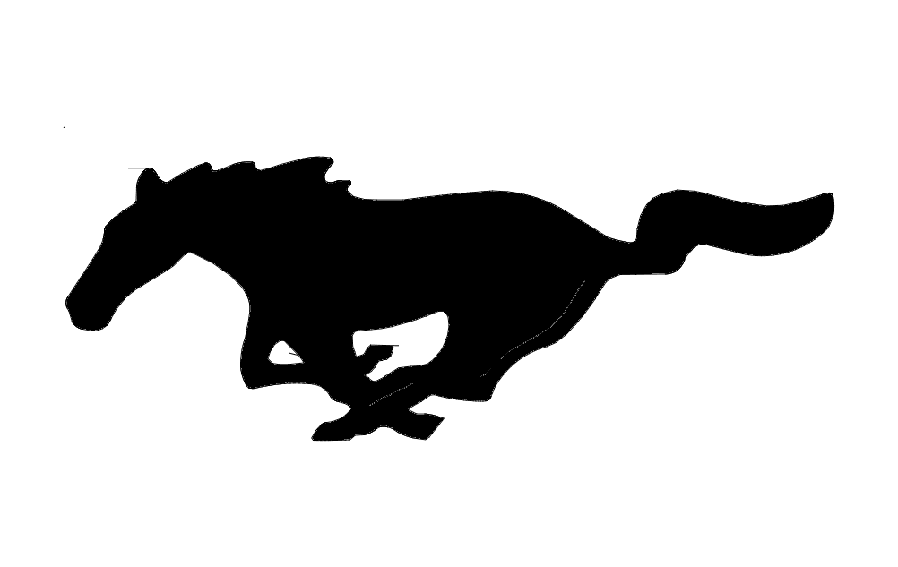 Mustang Horse Outline Graphic Design Vector 1002x633 Mustang Horse Outline Graphic Design Vector