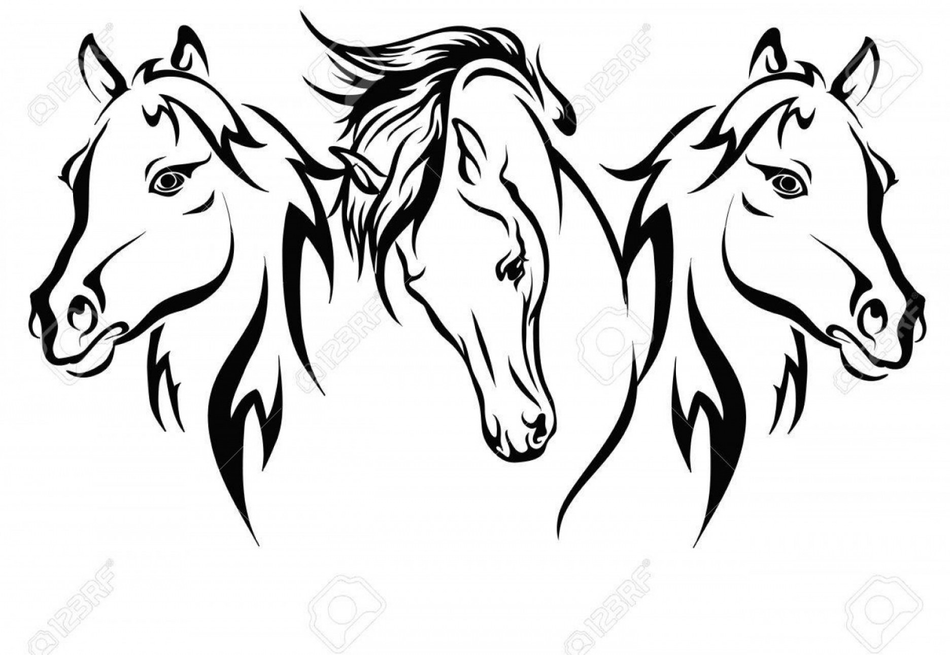 Mustang Vector Art Catchsplace 1872x1291 Mustang Vector Art Catchsplace