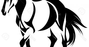 Black Mustang Horse Vector Archives 367x195 Black Mustang Horse Vector Archives