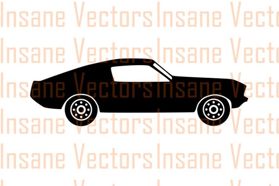 570x380 Ford Mustang Vector Silhouette Clip Art Image Mustang Vector