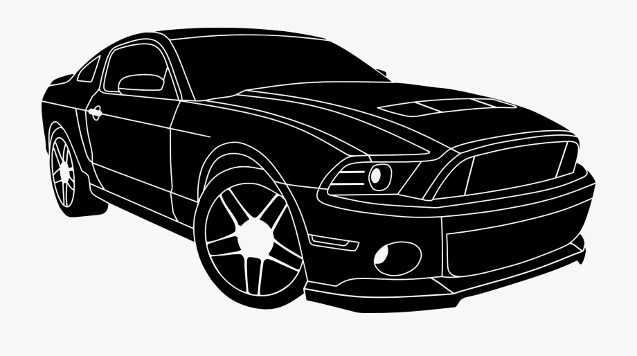 920x514 Car Vector Silhouette