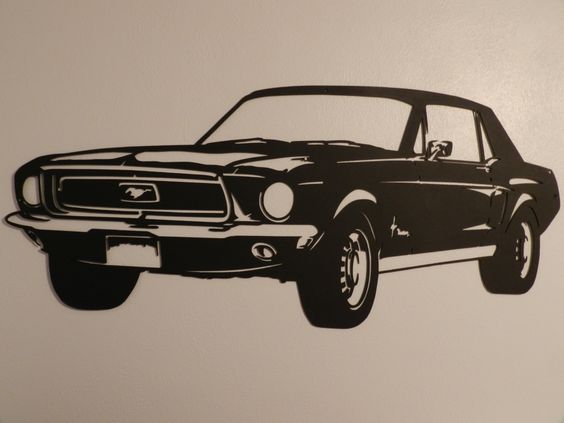564x423 Collection Of 'ford Mustang Silhouette' Download More Than