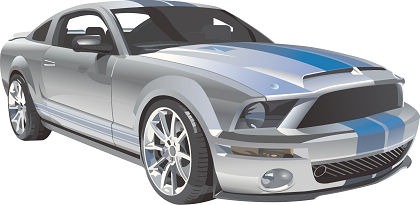 420x205 Free Ford Mustang Racing Vector Free Vector Graphics All Free