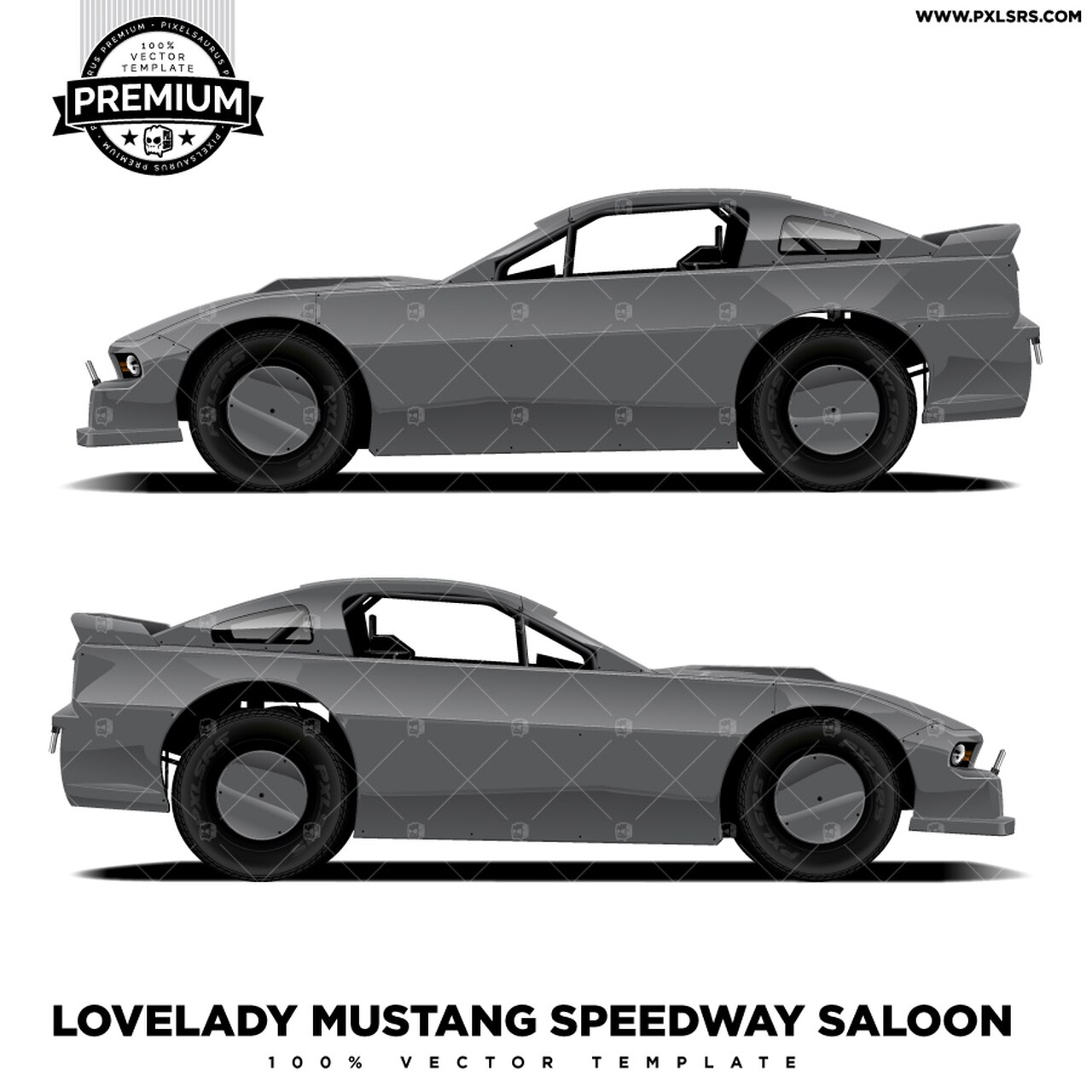 1280x1280 Lovelady Mustang Saloon 'premium' Vector Template