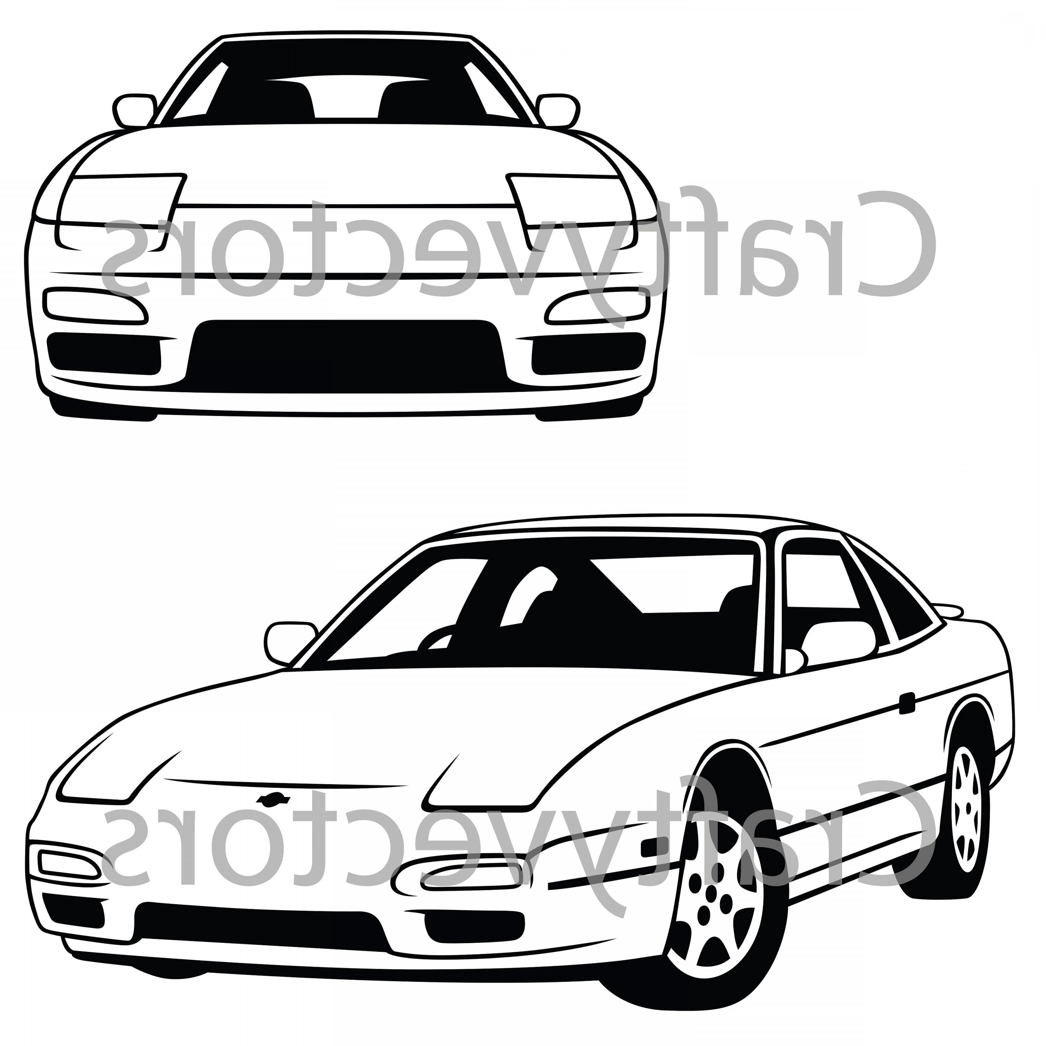 3600x3600 Mustang Vector Silhouettes Catchsplace