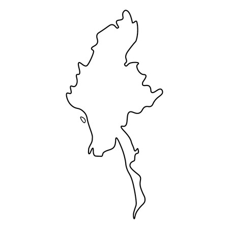 Myanmar Map Vector at Vectorified.com | Collection of Myanmar Map ...