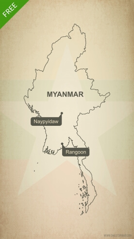 Vector Map Of Myanmar Political One Stop Map 276x492 Vector Map Of Myanmar Political One Stop Map